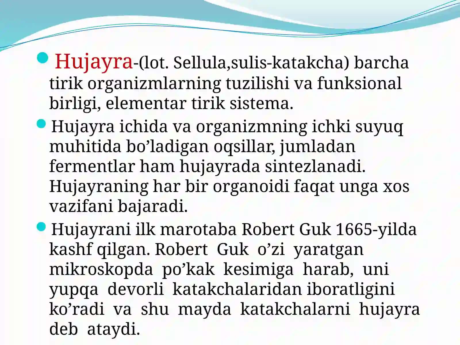 Irsiyatning sitologik asoslari 3