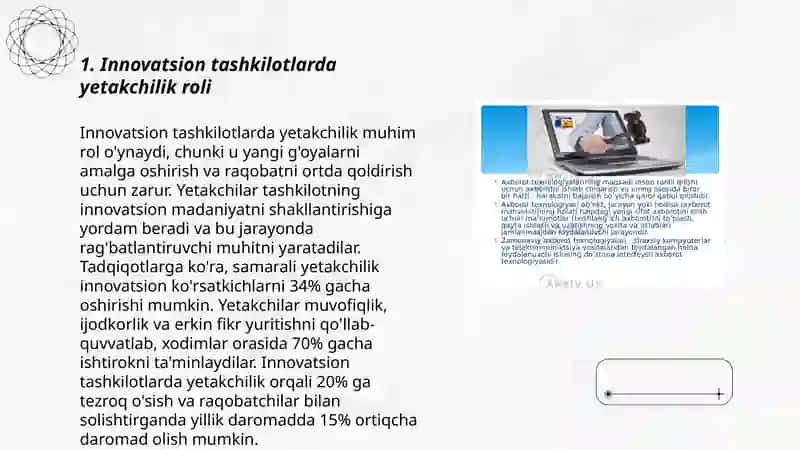 Innovatsion faoliyatda yetakchilik va hodimlarni boshqarish 3
