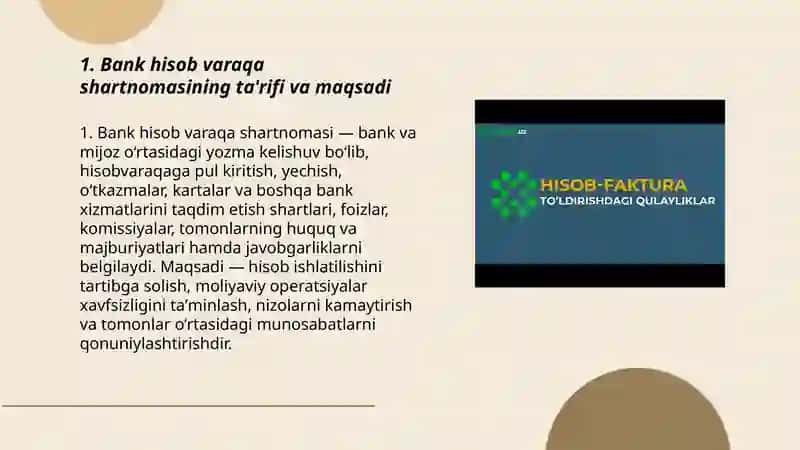Bank hisob varaqa shartnomasi 3