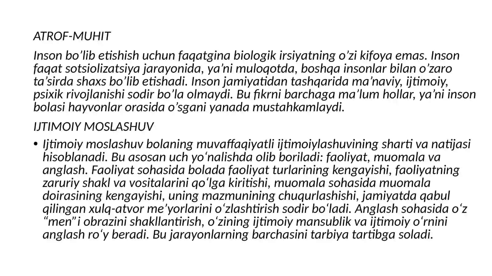 Maktabgacha  yoshdagi  bolalarning  rivojlanishi  va  ta’lim  tarbiyasining  shakillanish  texnologiyalari 3