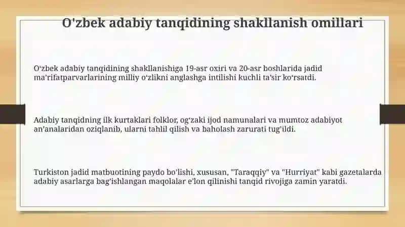 O'zbek Adabiy Tanqidi 3