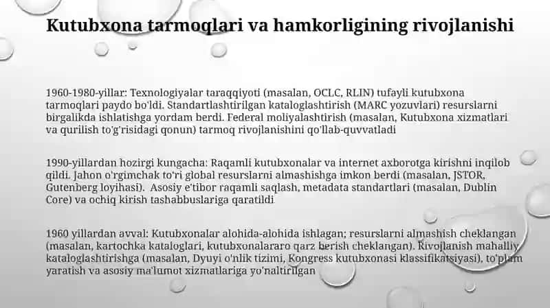19-asrda kutubxonashunoslik fanining rivojlanish bosqichlari 3