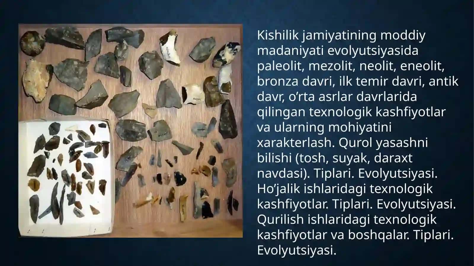 Arxeologik davrlashtirishni tasniflash 3