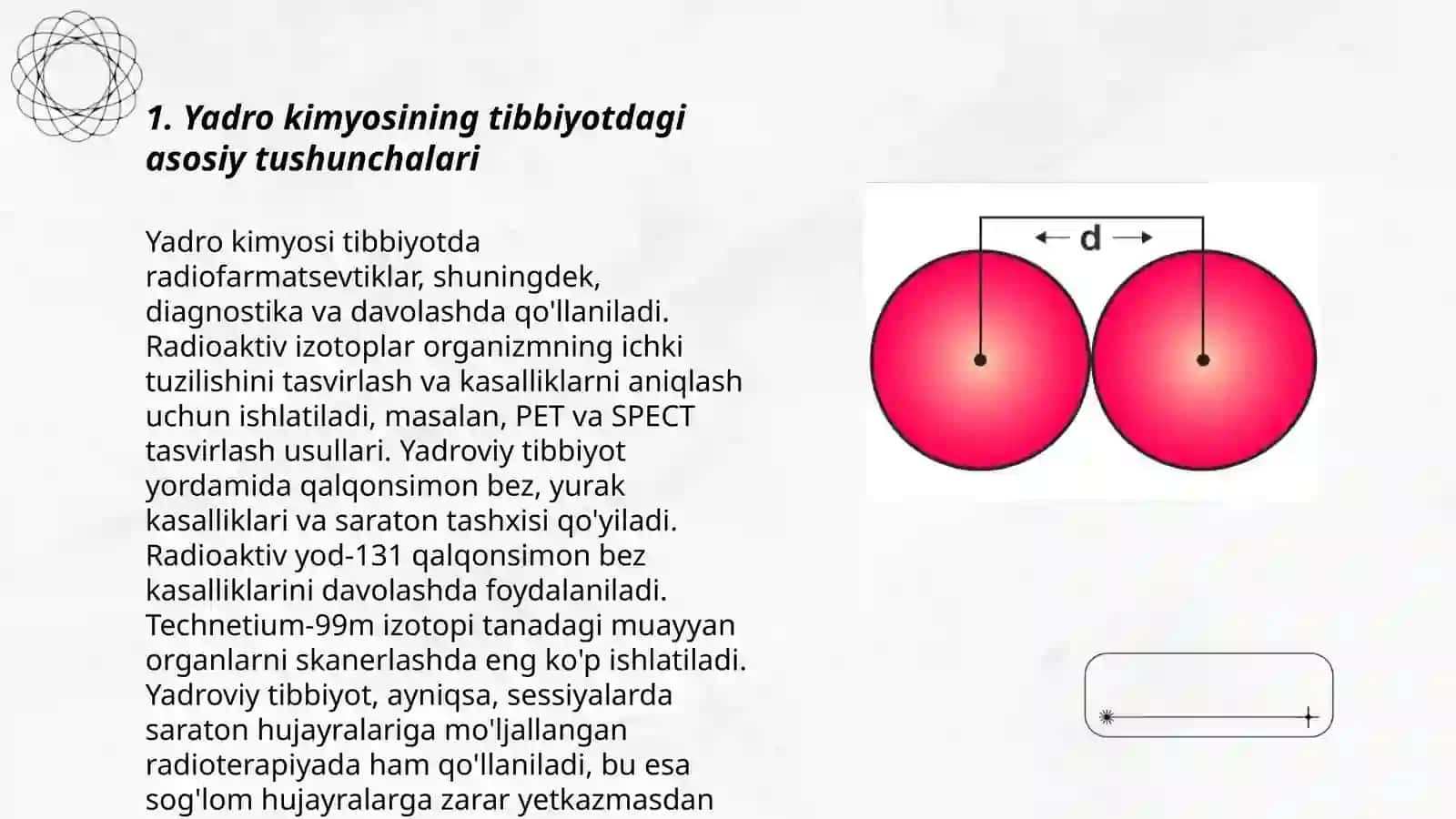 Yadro kimyosining tibbiyotdagi o'rni 3