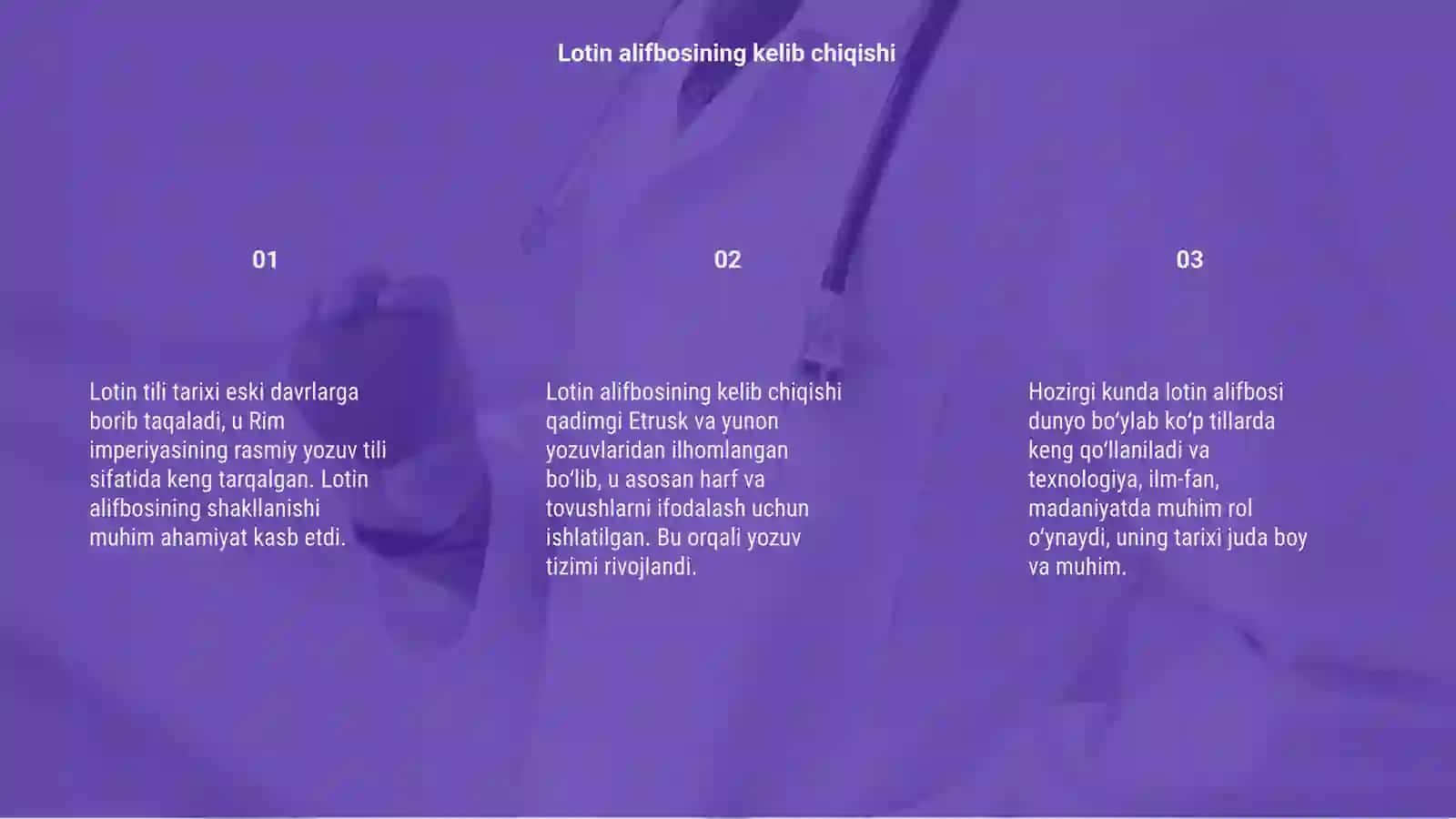 Lotin tili tarixi 3