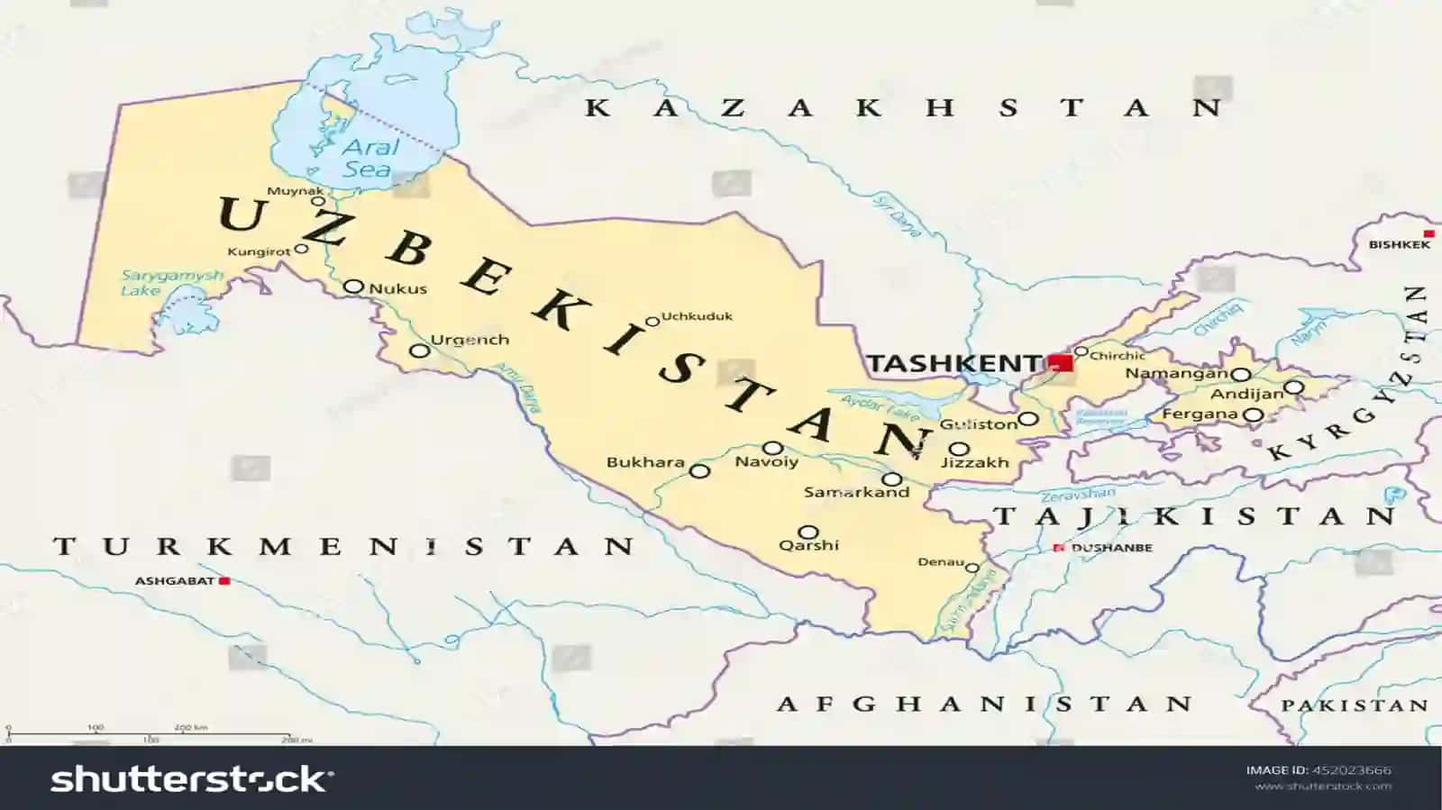 GEOGRAPHICAL POSITION OF THE REPUBLIC OF UZBEKISTAN 3