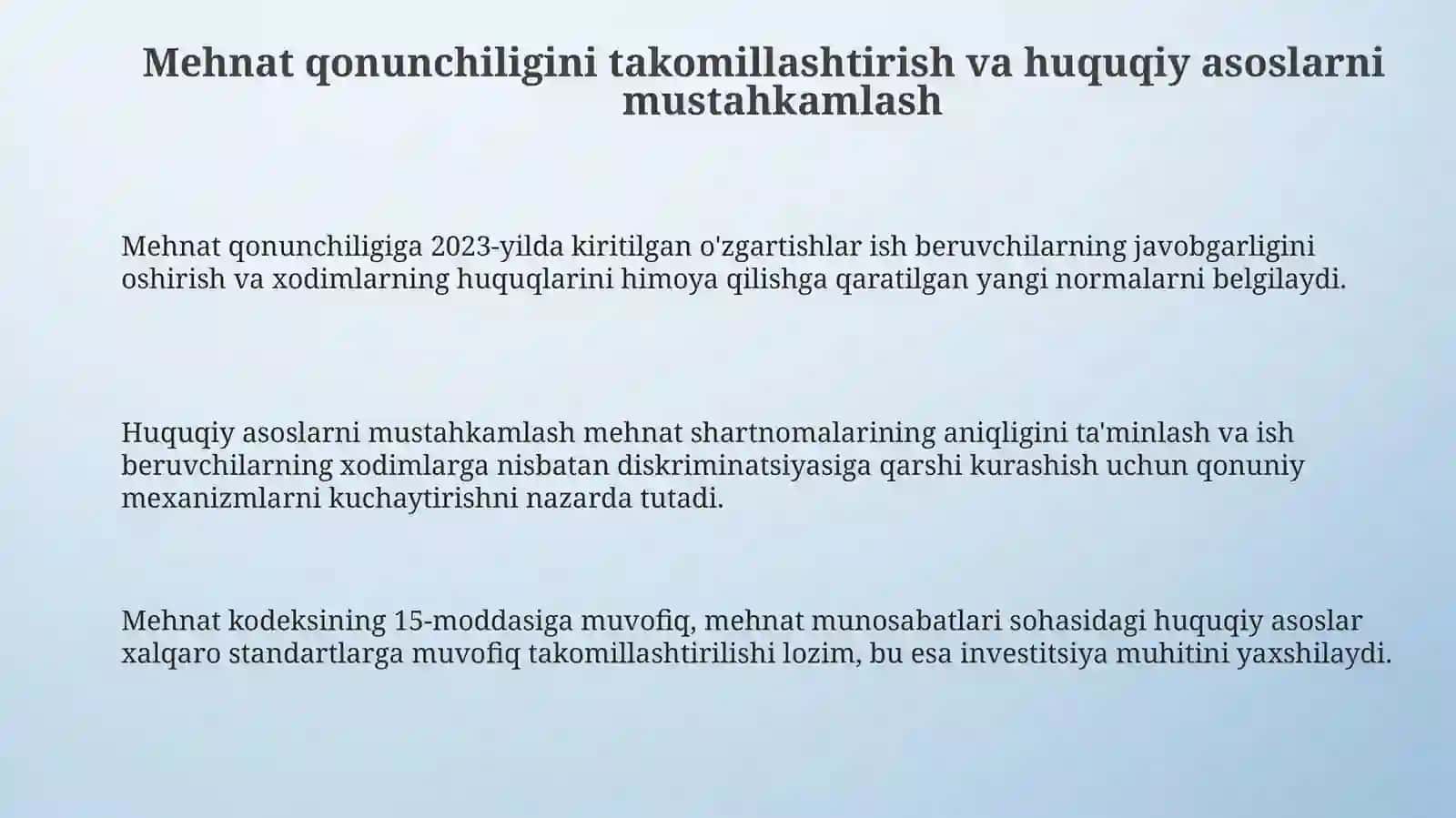 Mehnat bozorini tartibga solish va uni takomillashtirish yo'llari 3