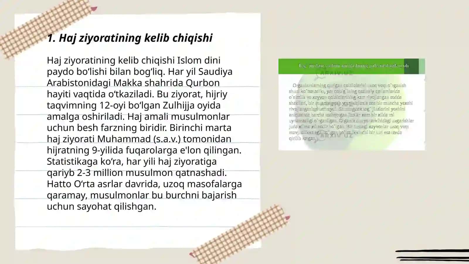Haj ziyoratining kelib chiqishi 3