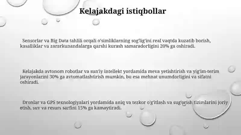 Meva yetishtirish va yigʻishtirishda qoʻllanadigan mashinalar 3