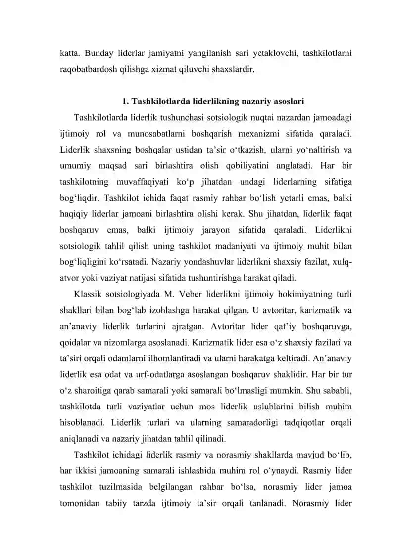 Tashkilotlarda liderlik 3