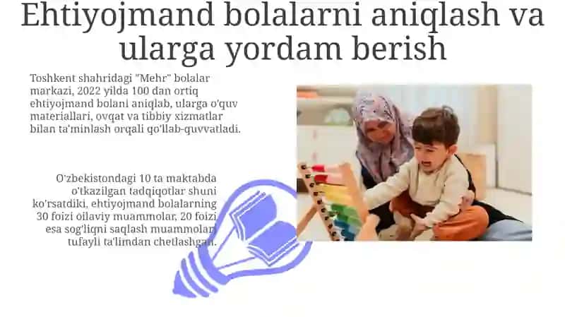 Ehtiyojmand bolalarni talim tizimiga jalb etish 3
