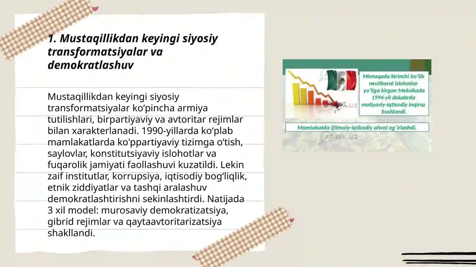 Mamlakat siyosatining turlari 3