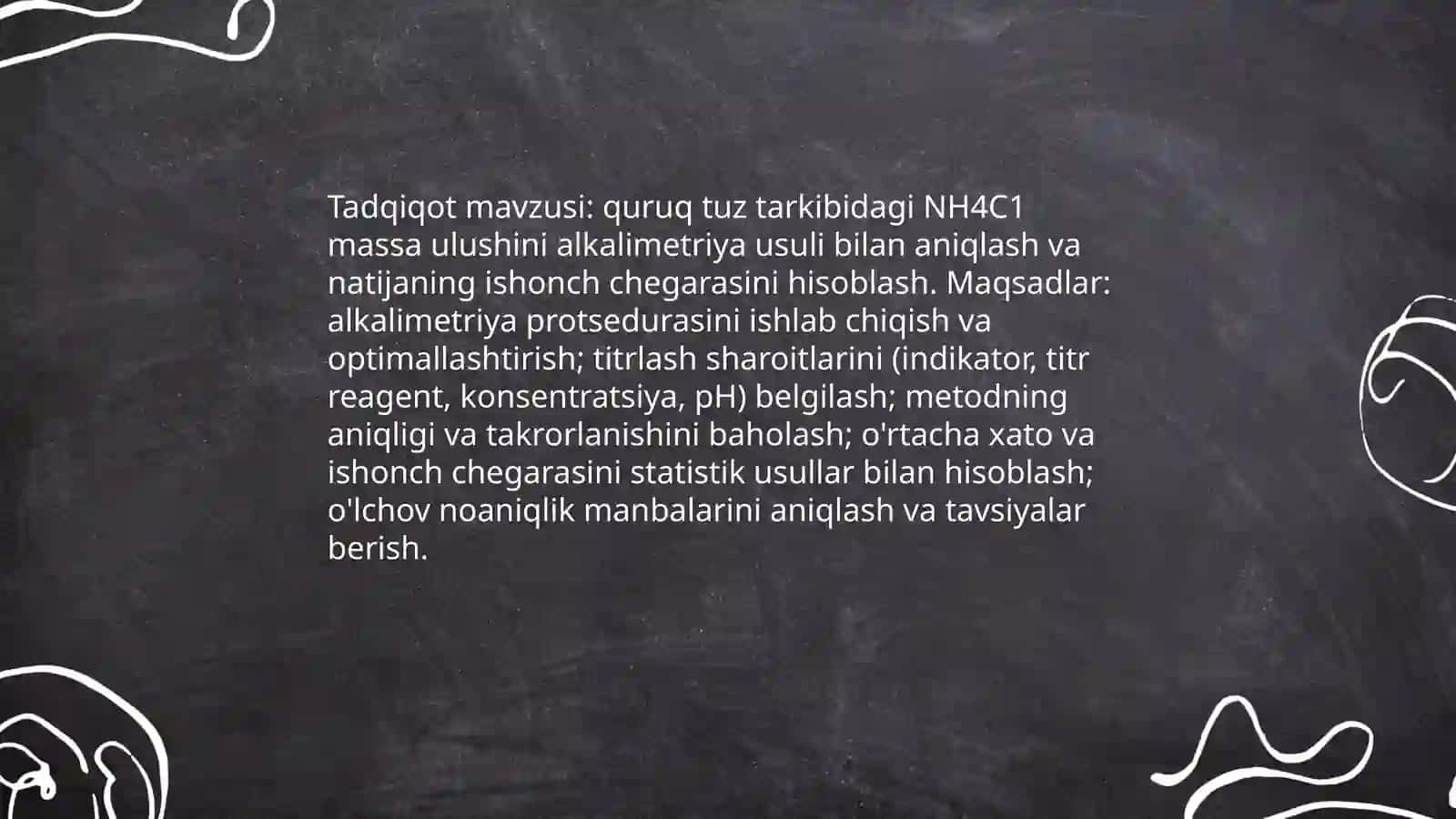 NH4Cl massa ulushi 3
