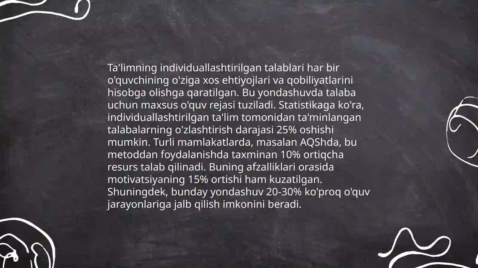 Ta'lim olganlikni tashxis etish turlari STEAM 3