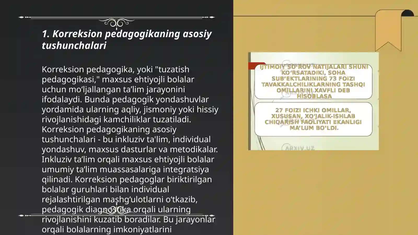 Korreksion (maxsus) pedagogikaning asosiy, tamoyillari va metodlari 3