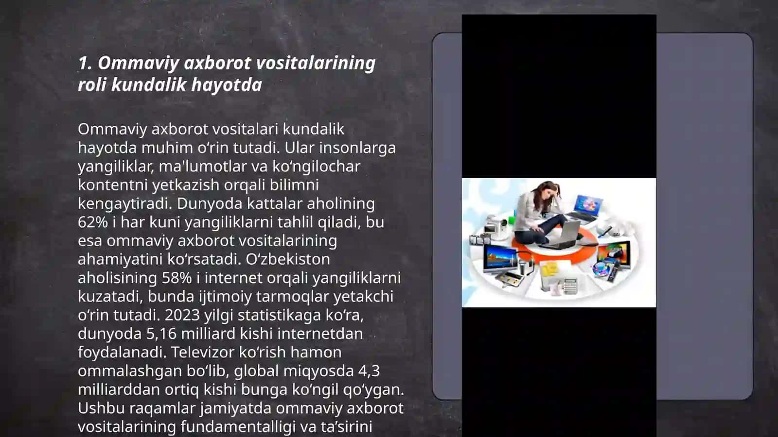 Ommaviy axborot vositalarining roli kundalik hayotda 3
