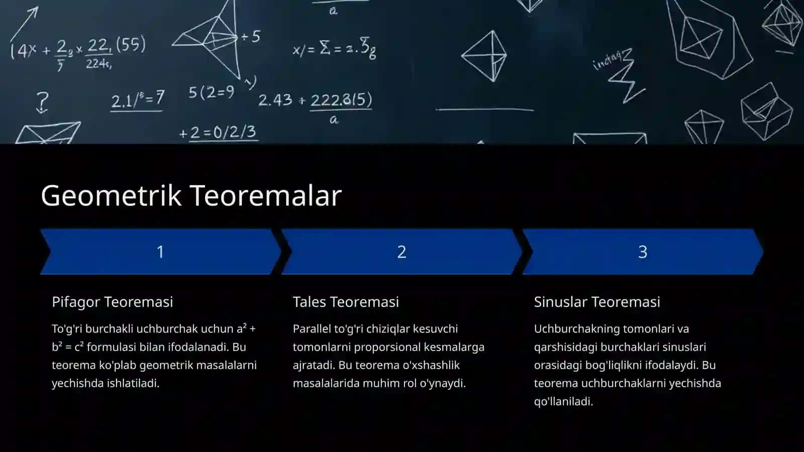 GEOMETRIK MASALALAR ECHISH METODLARI XAQIDA 3