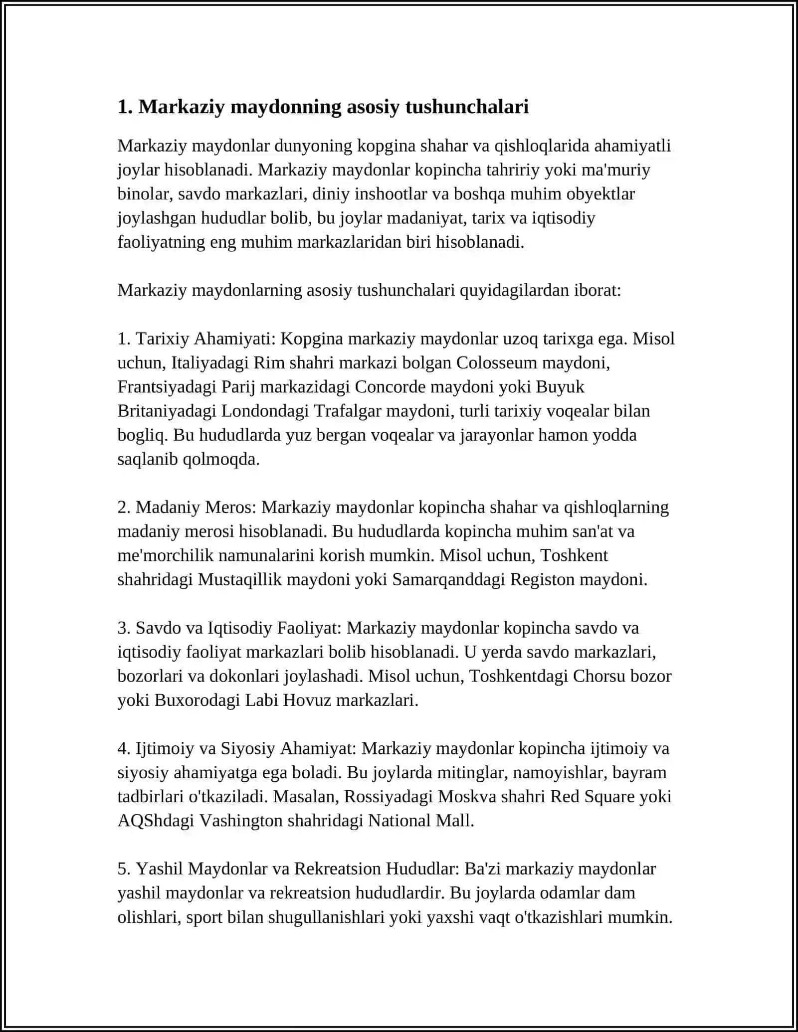 MARKAZIY MAYDONDAGI HARAKAT KEPLER QONUNLARI 3