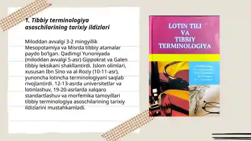 Tibbiy terminologiya asoschilari 3