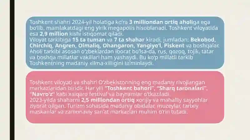 Toshkent viloyatining turistik resurslari 3