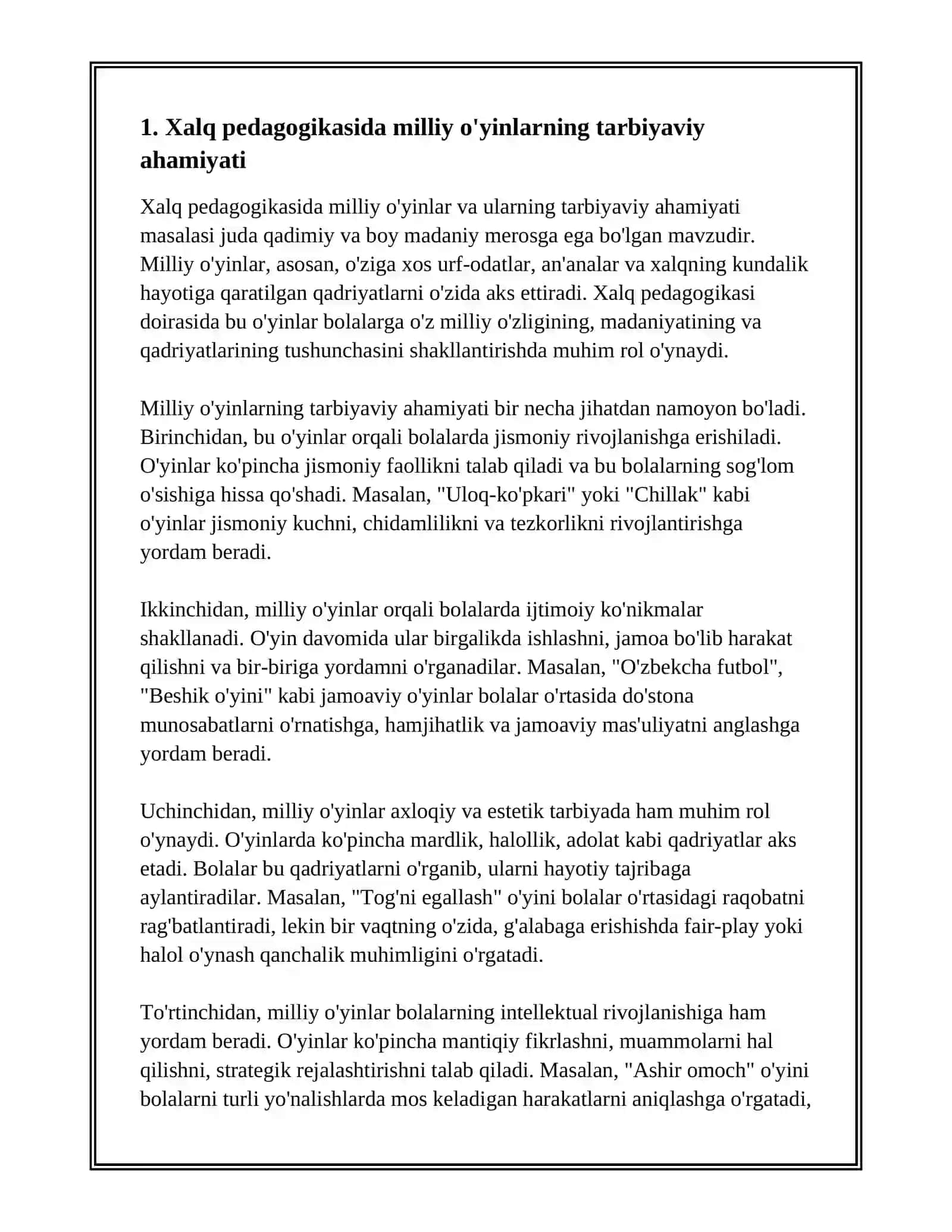 XALQ PEDAGOGIKASIDA MILLIY O`YINLAR VA ULARNING TARBIYAVIY AHAMIYATI 3