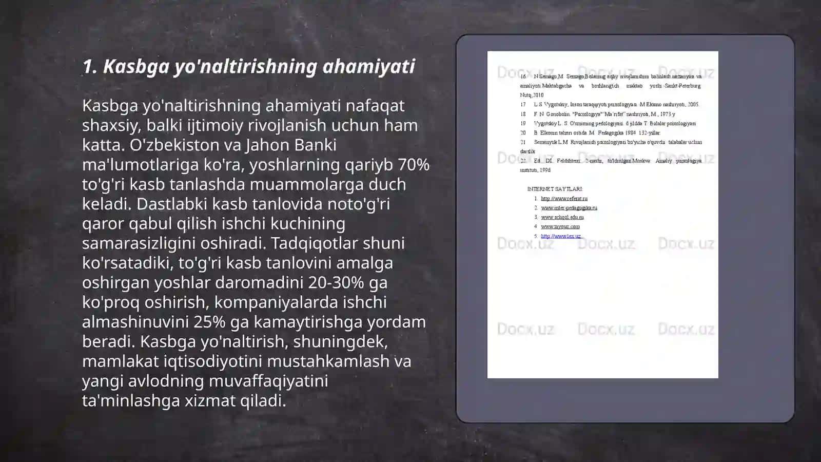 Kasbga yonaltirish metodikasi 3