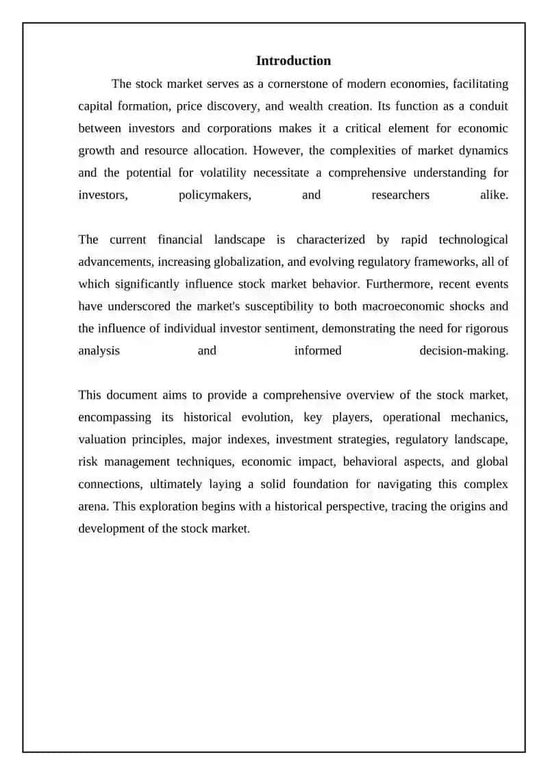 The Stock market:An Overview. Grampreposition of place and direction 3