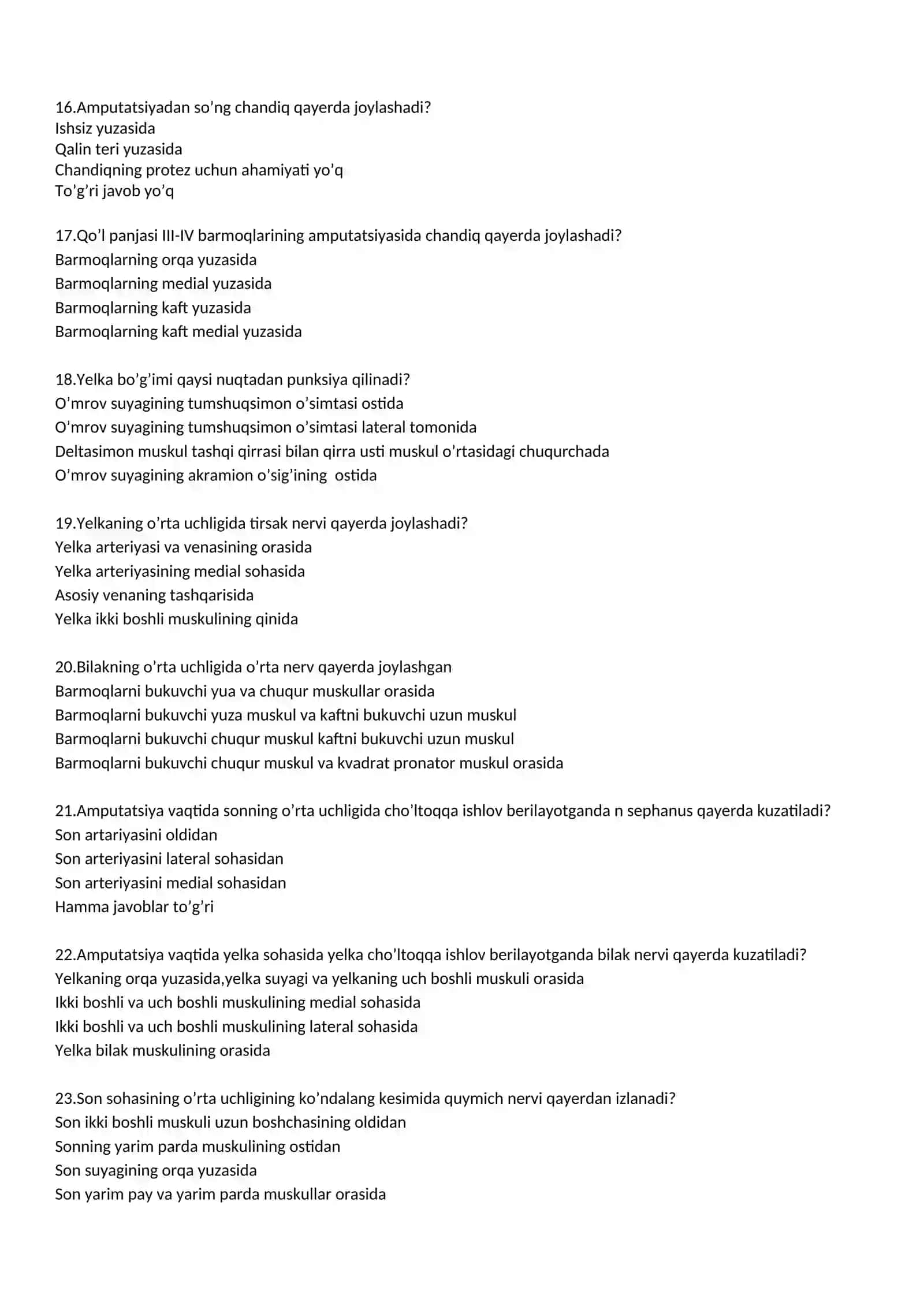 Modul 2. Test savollari 3