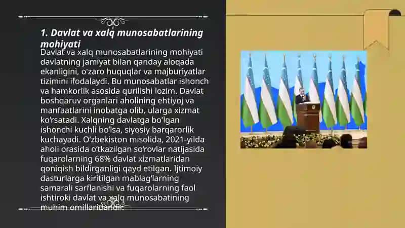 Davlat va xalq munosabatlari 3
