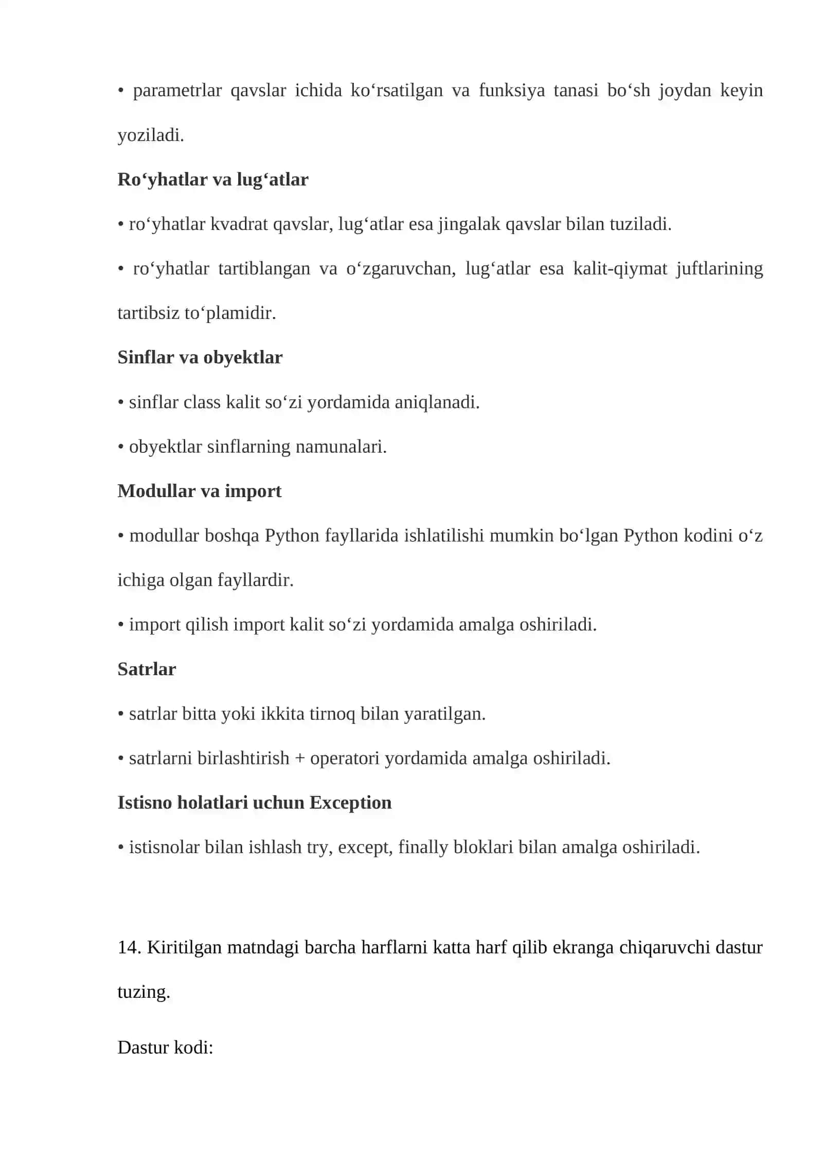 PYTHON DASTURLASH TILINING SINTAKSISI BILAN TANISHISH 3