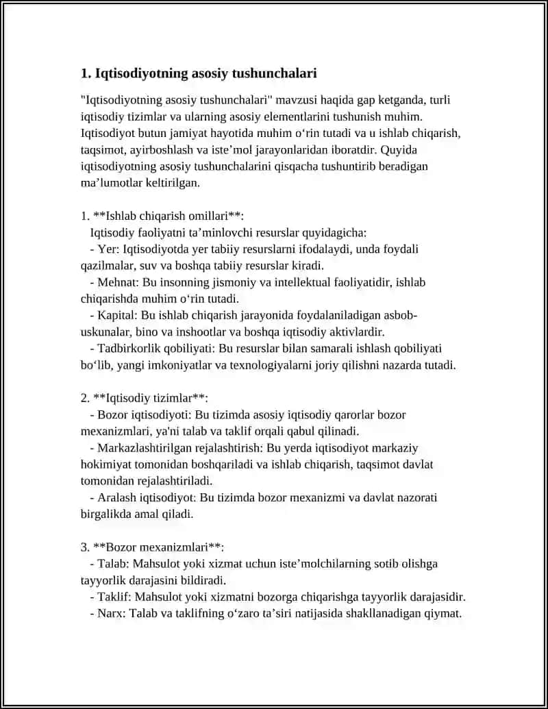 Iqtisodiyot Nima 3
