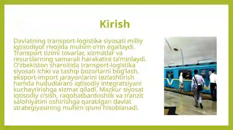 Davlatning transport logistika siyosati 3