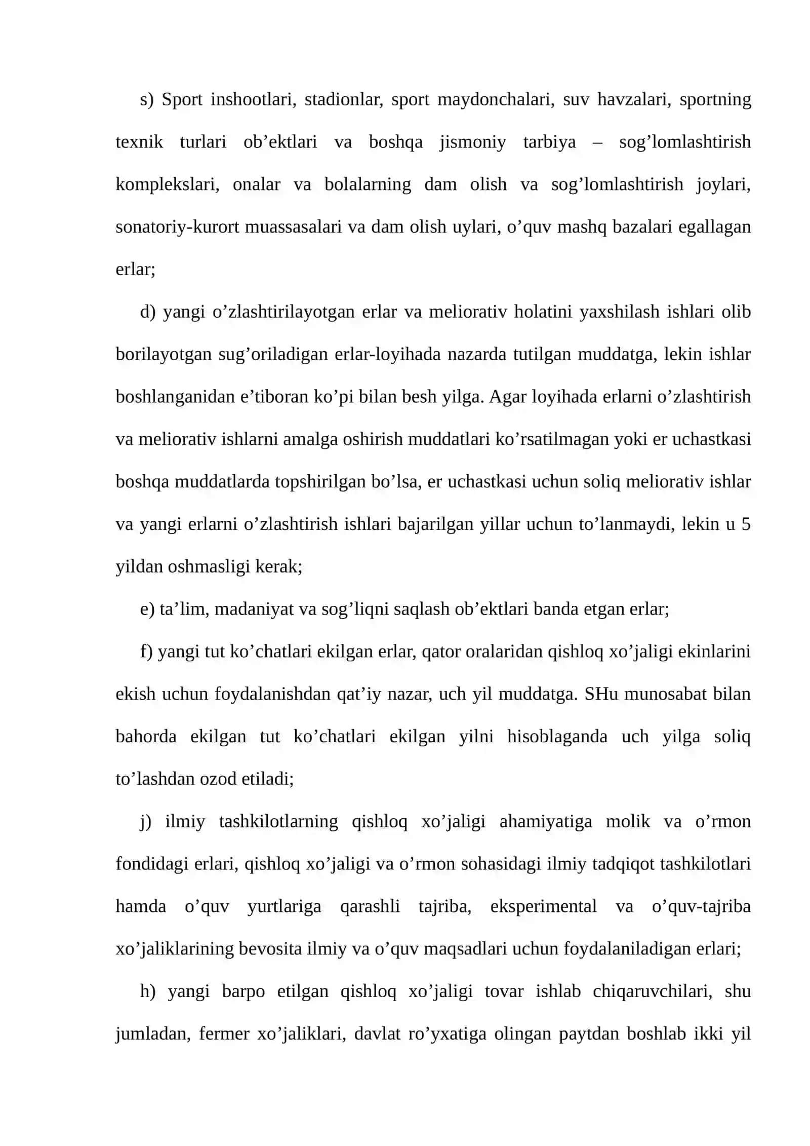 Yagona er solig’i to`lovchilar, soliq ob’ekti va stavkalar 3