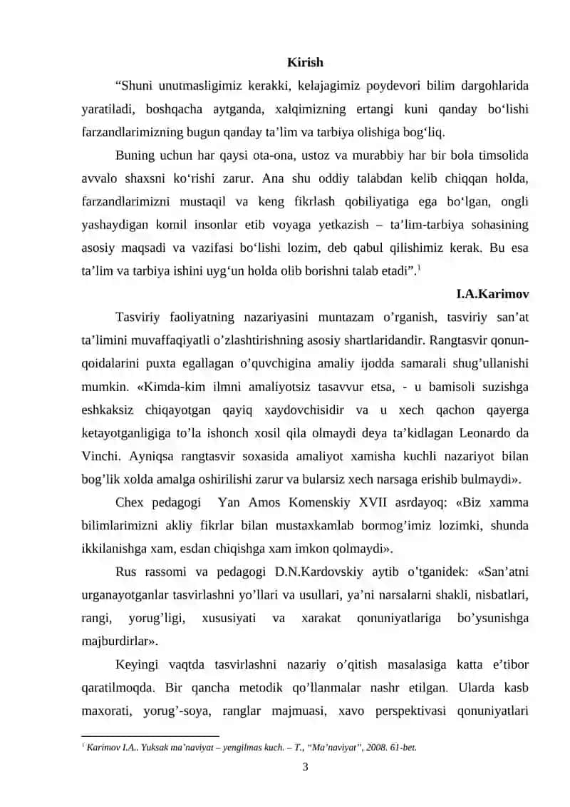 Tasviriy san’at va muxandislik grafikasi 3