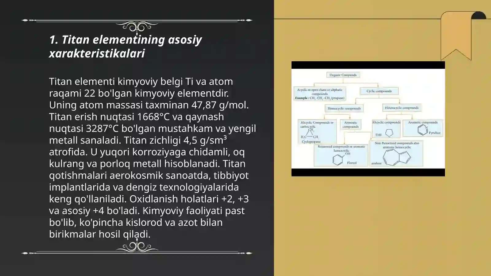Titan va uning birikmalari olinishi va xossalari 3