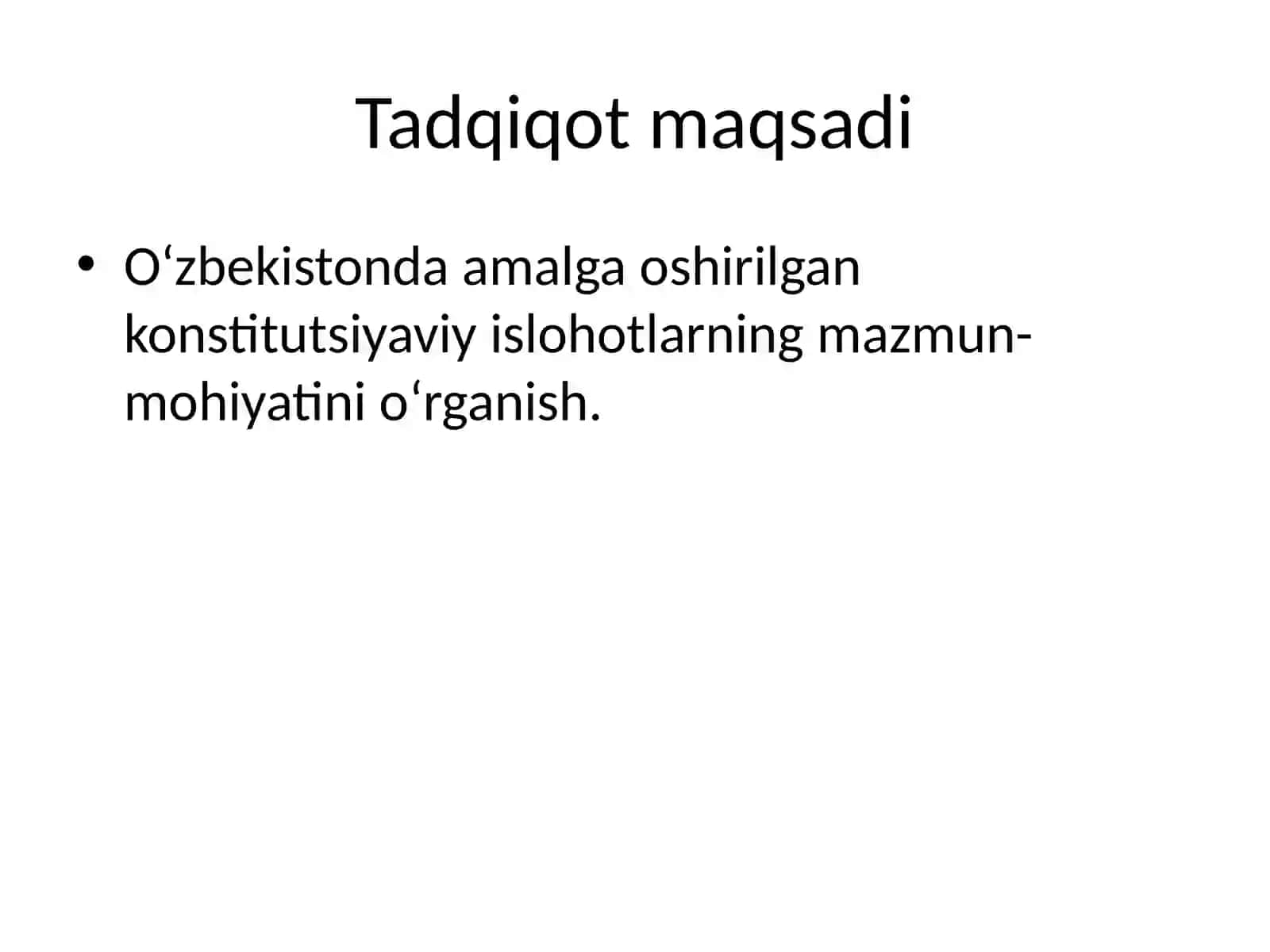 konstitutsiyaviy islohotlar taqdimoti 3