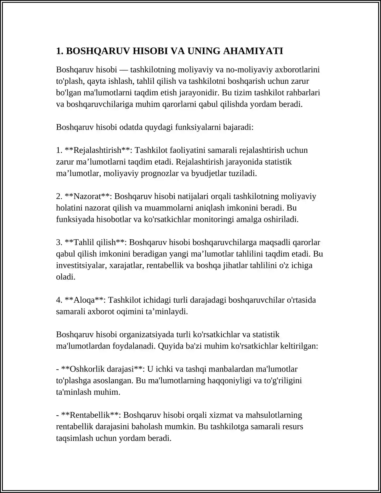 BOSHQARUV HISOBIDA LT VA SIMPLIFIED COST TAHLILI 3