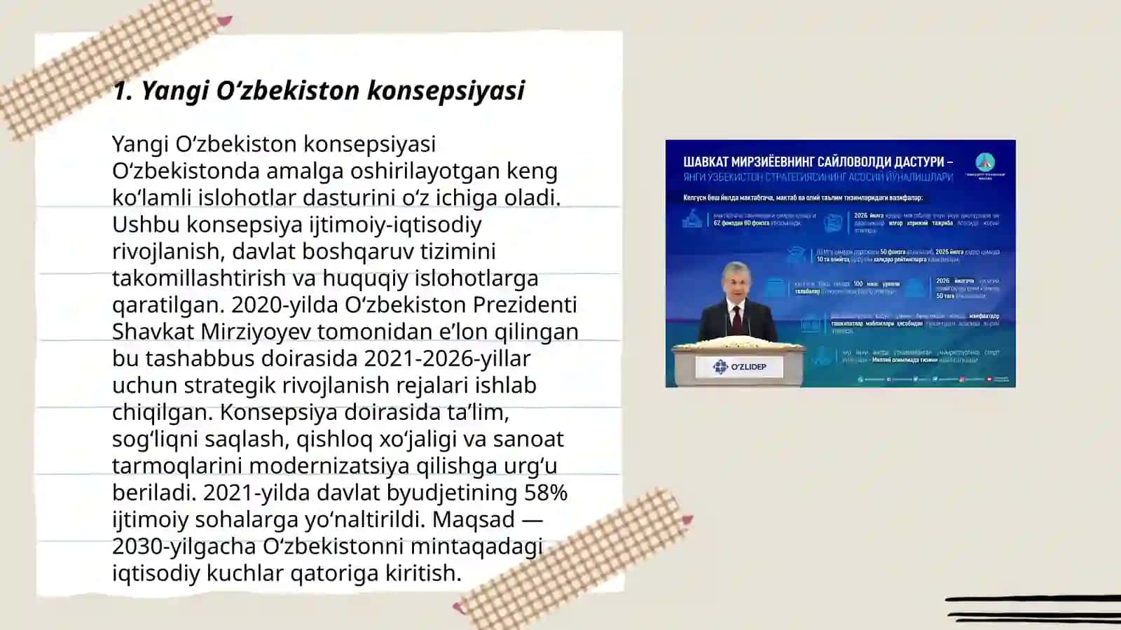 Yangi Oʻzbekistonda xalqchi va insonparvar davlat qurishning ijtimoiy - siyosiy ahamiyati 3