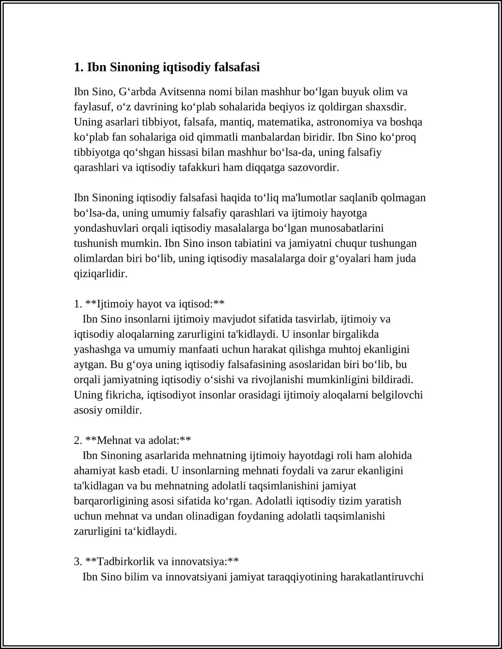 IBN-SINONI IQTISODIY QARASHLARI 3