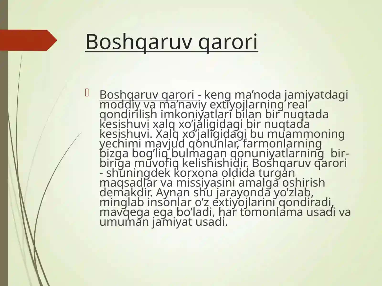 MENЕJMENTDA QAROR QABUL QILISH 3