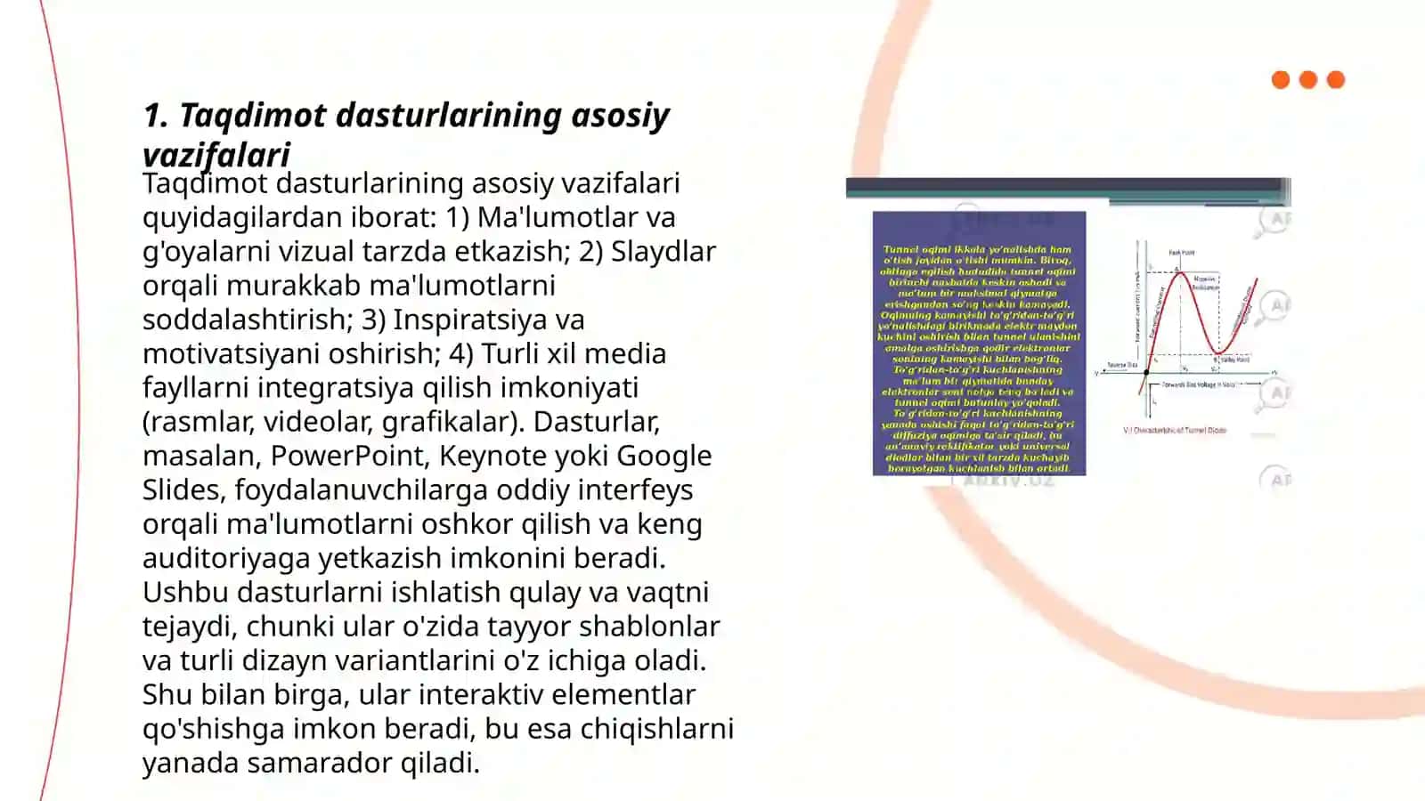 Taqdimot dasturlari (Powerpoint prize fosuskiy va boshqalar 3