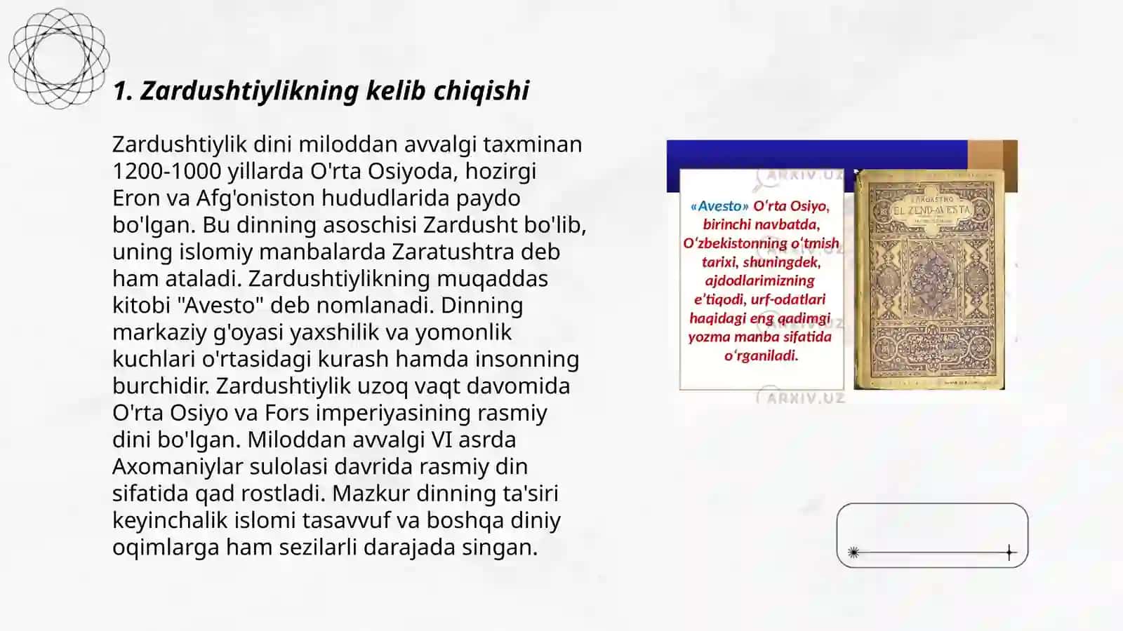 Zardushtiylik dinining vujudga kelishi 3