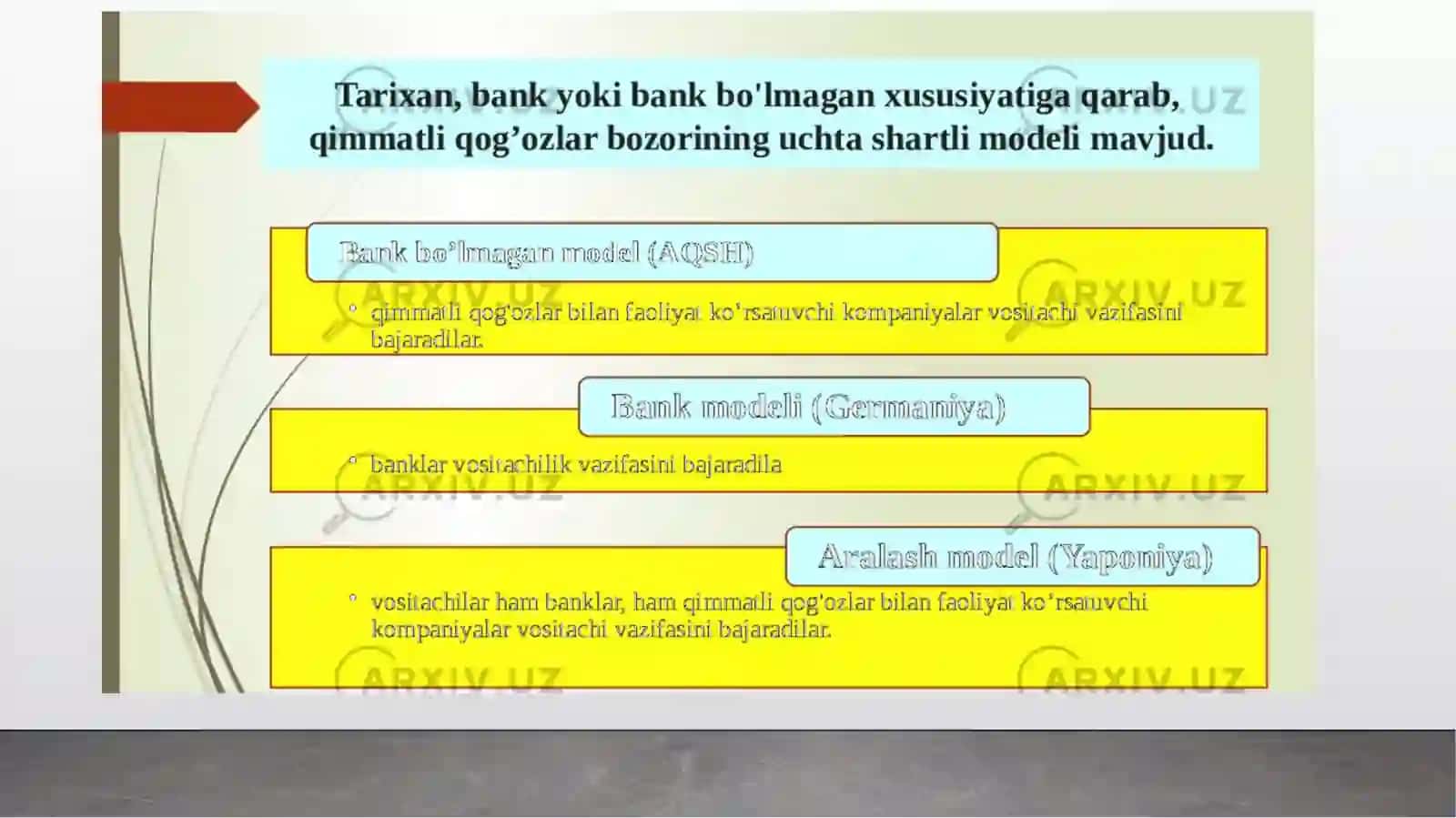 IQTISODIYOT VA TARMOQLAR FAKULTETI MOLIYA VA MOLIYAVIY TEXNALOGIYA TA’LIM YO’NALISHI2-KURS(SIRTQI) 223-GURUH TALABASIXUDOYQULOVA GULNORA XURRAM QIZININGBANK ISHIFANIDAN TAYYORLAGAN MUSTAQIL ISHI 3