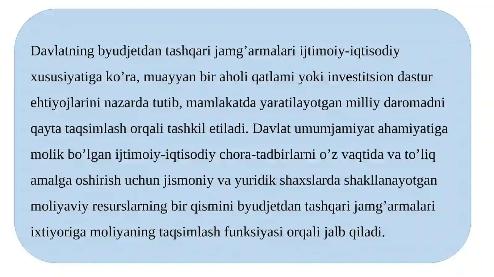 Davlat Maqsadli Jamg'armalari 3