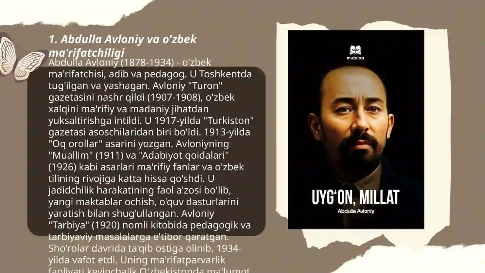 Abdulla Avloniy va o'zbek ma'rifatchiligi 3