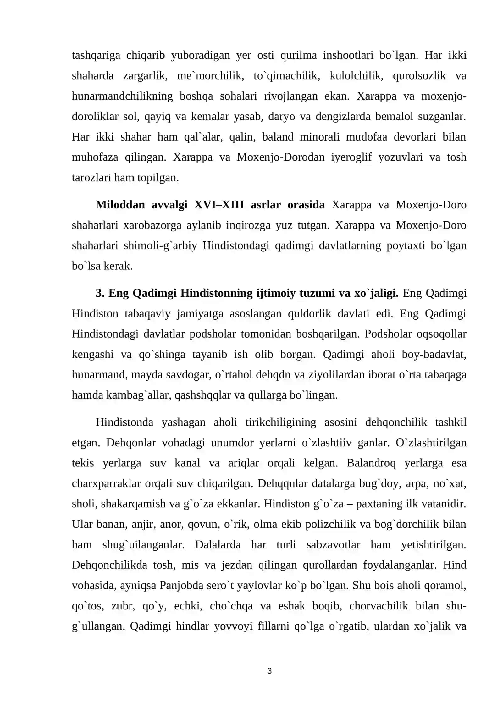 Eng qadimgi Hindiston 3