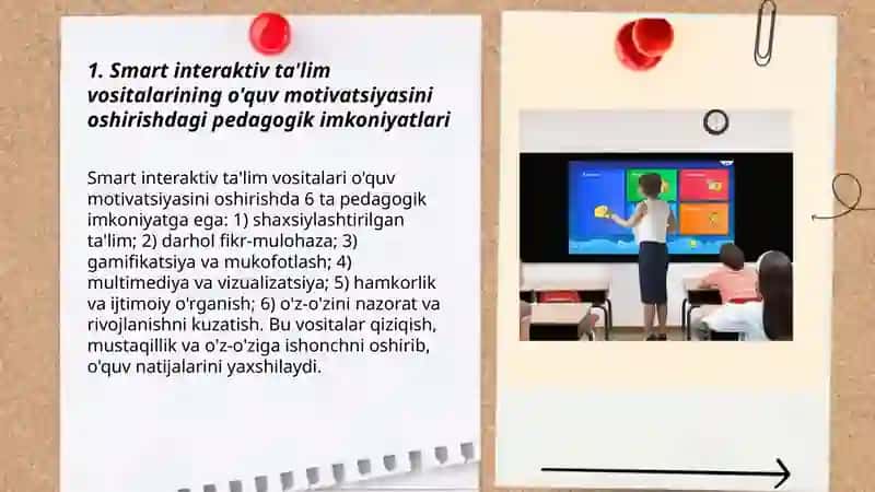 Smart interaktiv ta'lim vositalarining pedagogik imkoniyatlari 3