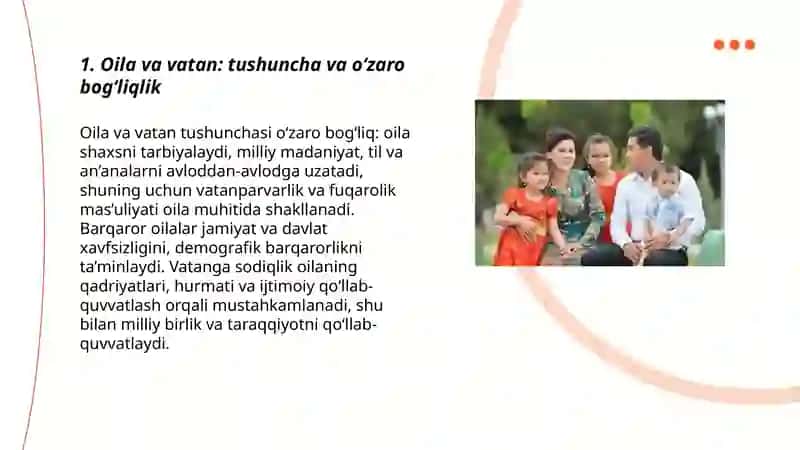 Oila va vatan: tushuncha va o‘zaro bog‘liqlik 3