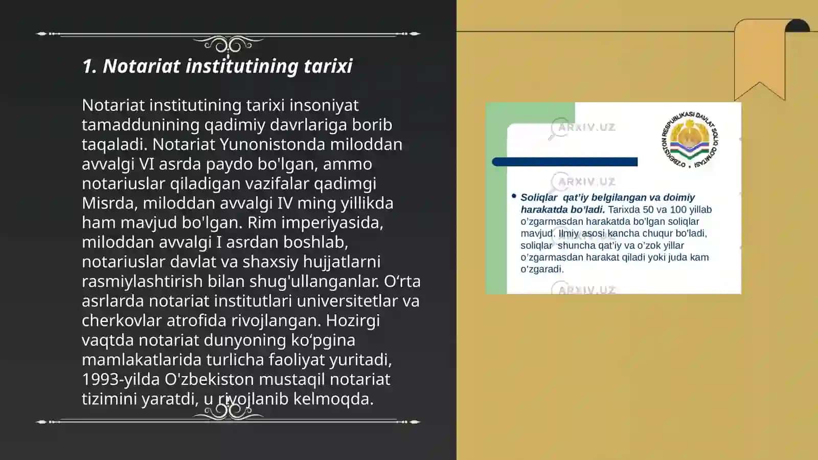 Notariat institutining tarixi 3