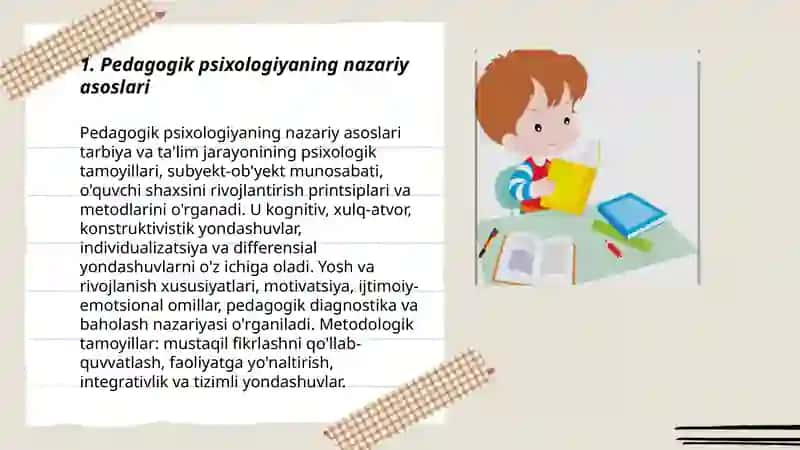Tarbiya va ta'lim jarayonining psixologik asoslari 3